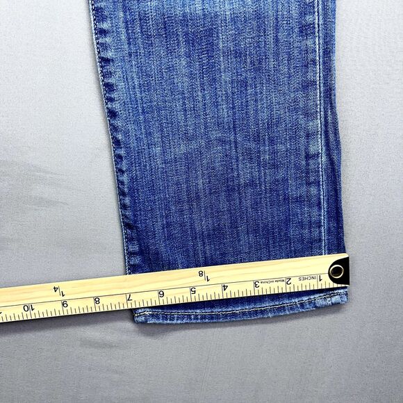 Rock &‎ Republic Slim Straight Jeans Womens Size 8 Light Wash Blue Flap Pocket - Picture 6 of 14